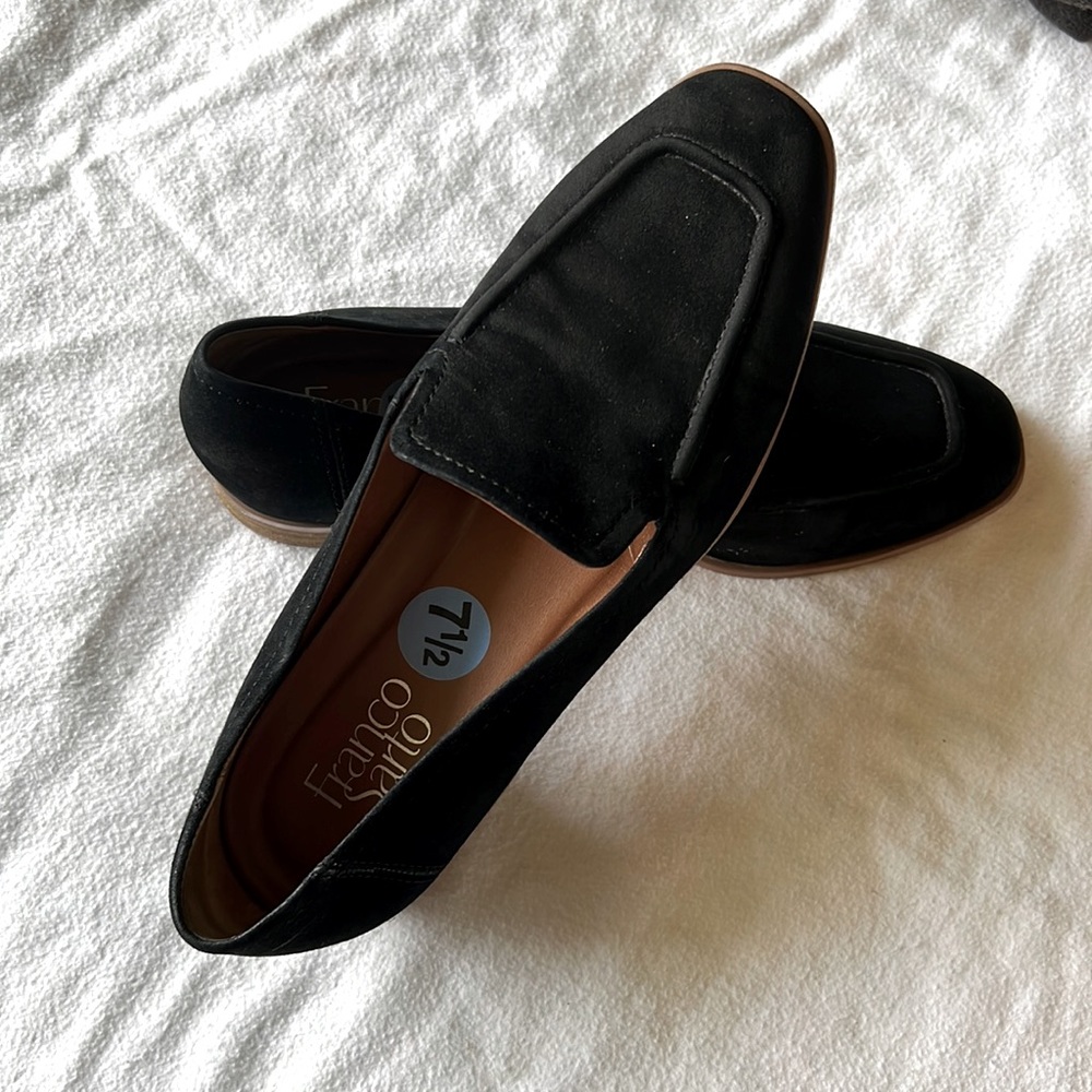 Franco Sarto Suede Loafers